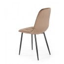 Стул HALMAR K417 бежевый/черный